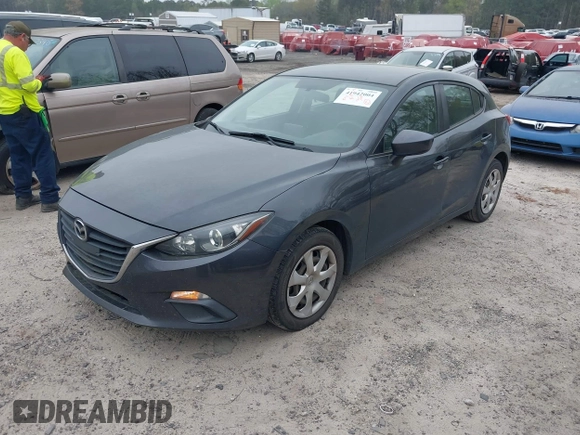 2016 Mazda 3 i Sport with VIN 3MZBM1J72GM244087, listed as a IAAI auction lot 41942004 with 162,209 mi miles and . Bid and sale history available at DreamBid. Image 2.