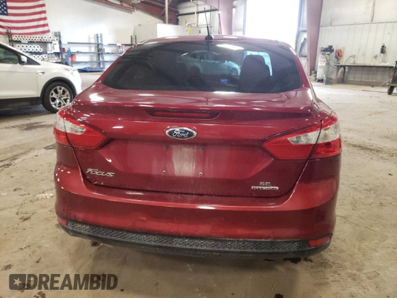 2013 Ford Focus SE z VIN 1FADP3F21DL193681, wystawiony jako Copart lot #60626995 z przebiegiem 143 056 mil mil oraz Czysty tytuł • Clean title. Historia ofert i sprzedaży dostępna na DreamBid. Obrazek 6.