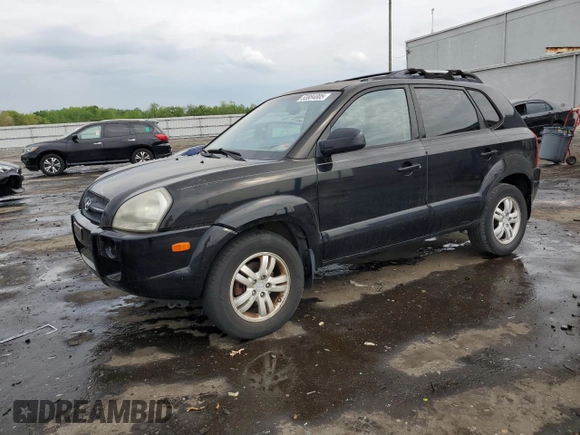 2006 Hyundai Tucson GLS with VIN KM8JN72D36U450513, listed as a Copart auction lot 53884005 with 158,841 mi miles and Clean Title. Bid and sale history available at carsss.com. Image 1.