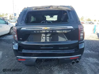 2023 Chevrolet Suburban Premier with VIN 1GNSCFKD4PR192684, listed as a Copart auction lot 45593075 with 47,371 mi miles and Salvage Title. Bid and sale history available at carsss.com. Image 6.