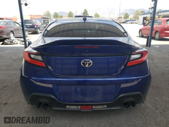 2023 Toyota GR86 Premium with VIN JF1ZNBE18P9750571, listed as a Copart auction lot 64819524 with 17,712 mi miles and Salvage Title. Bid and sale history available at carsss.com. Image 6.