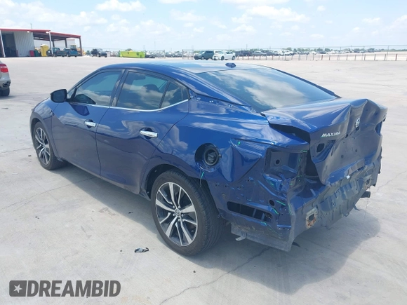 2021 Nissan Maxima SV with VIN 1N4AA6CV2MC511005, listed as a IAAI auction lot 42386750 with 53,789 mi miles and . Bid and sale history available at DreamBid. Image 3.