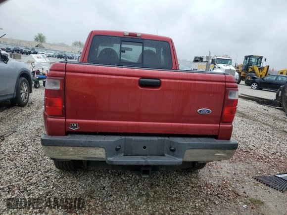 2002 Ford Ranger XL Fleet with VIN 1FTZR45E82PA30950, listed as a Copart auction lot 51300865 with 120,623 mi miles and Salvage Title. Bid and sale history available at carsss.com. Image 6.