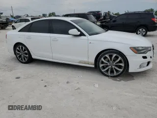 2013 Audi A6 3.0T Prestige with VIN WAUHGAFC4DN087090, listed as a Copart auction lot 50656785 with 194,403 mi miles and Clean Title. Bid and sale history available at carsss.com. Image 4.