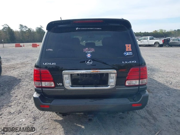 2007 Lexus LX 470 with VIN JTJHT00W674029596, listed as a IAAI auction lot 41904382 with NaN miles. Bid and sale history available at carsss.com. Image 16.