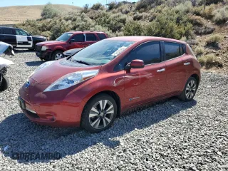 2015 Nissan LEAF S with VIN 1N4AZ0CP3FC319683, listed as a Copart auction lot 65636545 with 78,875 mi miles and Clean title. Bid and sale history available at DreamBid. Image 1.