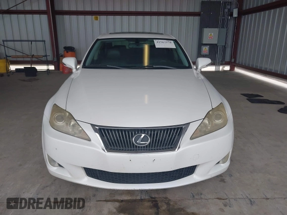 2009 Lexus IS 250 with VIN JTHBK262792090478, listed as a IAAI auction lot 41567578 with Not Provided miles. Bid and sale history available at carsss.com. Image 12.
