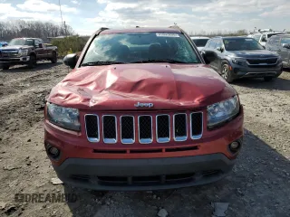 2017 Jeep Compass Sport with VIN 1C4NJCBB9HD170901, listed as a Copart auction lot 45993205 with 137,995 mi miles and Salvage Title. Bid and sale history available at carsss.com. Image 5.