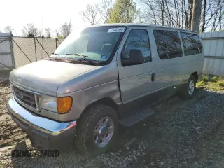 2006 Ford Econoline Passenger XL with VIN 1FMRE11L06DA18468, listed as a Copart auction lot 52425675 with 153,535 mi miles and Salvage title. Bid and sale history available at DreamBid. Image 1.