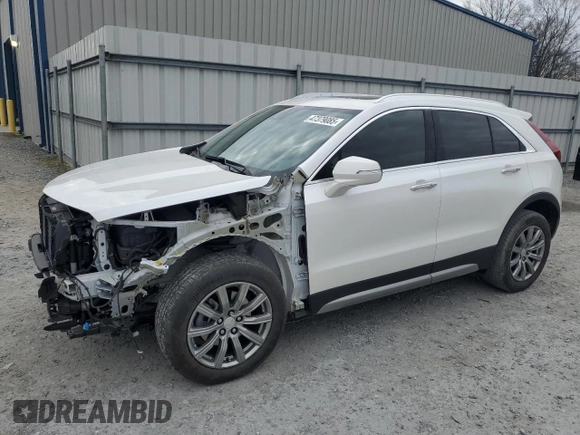 2021 Cadillac XT4 FWD Premium Luxury with VIN 1GYFZCR43MF032297, listed as a Copart auction lot 47379085 with 36,065 mi miles and Salvage Title. Bid and sale history available at DreamBid. Image 1.