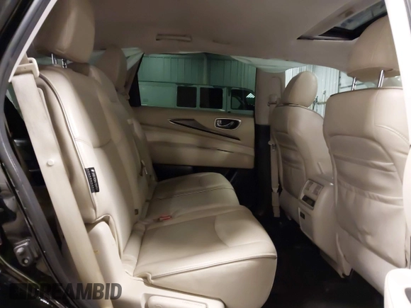 2019 Infiniti QX60 Luxe with VIN 5N1DL0MMXKC565309, listed as a IAAI auction lot 42184987 with 129,985 mi miles and . Bid and sale history available at DreamBid. Image 8.