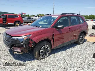 2025 Subaru Forester with VIN JF2SLDAC7SH407254, listed as a Copart auction lot 53615955 with 5,134 mi miles and Salvage title. Bid and sale history available at DreamBid. Image 1.