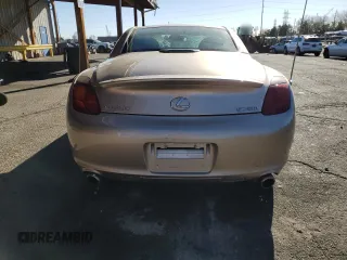 2002 Lexus SC 430 z VIN JTHFN48Y520005046, wystawiony jako Copart lot #49508605 z przebiegiem 126 933 mil mil oraz Szkody całkowita. Historia ofert i sprzedaży dostępna na DreamBid. Obrazek 6.