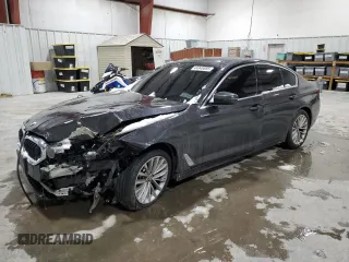 2021 BMW 5 Series 530i xDrive with VIN WBA13BJ0XMCG02446, listed as a Copart auction lot 44348085 with Not Provided miles and Salvage Title. Bid and sale history available at carsss.com. Image 1.