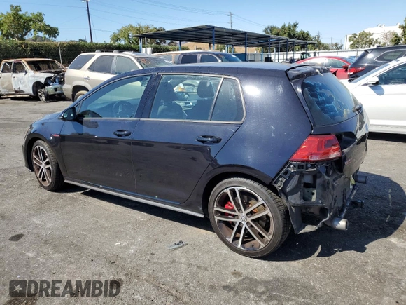 2017 Volkswagen Golf GTI S with VIN 3VW447AUXHM021086, listed as a Copart auction lot 73241644 with 72,667 mi miles and Salvage Title. Bid and sale history available at carsss.com. Image 2.
