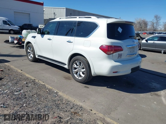 2014 Infiniti QX80 z VIN JN8AZ2NE8E9064773, wystawiony jako IAAI lot #41902629 z przebiegiem 142 331 mil mil oraz . Historia ofert i sprzedaży dostępna na DreamBid. Obrazek 3.