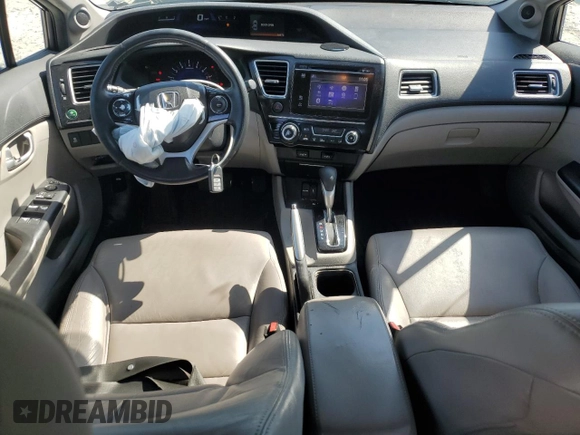 2014 Honda Civic EX-L with VIN 19XFB2F90EE010080, listed as a Copart auction lot 52307055 with 284,203 mi miles and Salvage Title. Bid and sale history available at DreamBid. Image 8.