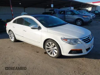 2012 Volkswagen CC Lux PZEV with VIN WVWHP7AN5CE501653, listed as a IAAI auction lot 41355917 with 98,607 mi miles. Bid and sale history available at carsss.com. Image 1.