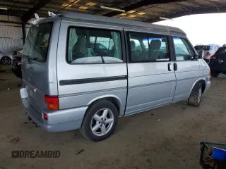 2002 Volkswagen EuroVan MV with VIN WV2NB47082H069960, listed as a Copart auction lot 45790435 with 203,008 mi miles and Salvage Title. Bid and sale history available at DreamBid. Image 3.