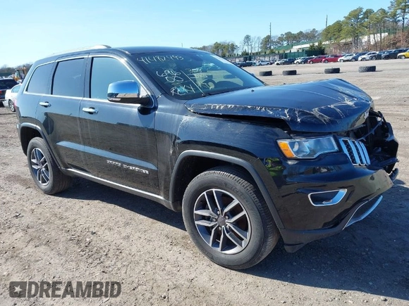 2019 Jeep Grand Cherokee Limited with VIN 1C4RJFBGXKC667340, listed as a IAAI auction lot 41482493 with 69,600 mi miles and . Bid and sale history available at DreamBid. Image 1.