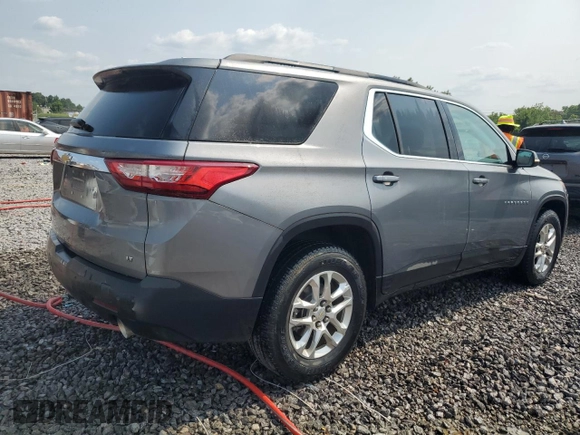 2019 Chevrolet Traverse LT Cloth with VIN 1GNERGKW7KJ199817, listed as a Copart auction lot 59309175 with 30,508 mi miles and Salvage title. Bid and sale history available at DreamBid. Image 3.