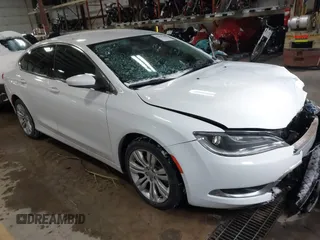 2015 Chrysler 200 Limited with VIN 1C3CCCAG5FN736711, listed as a IAAI auction lot 41417788 with 65,214 mi miles. Bid and sale history available at carsss.com. Image 1.