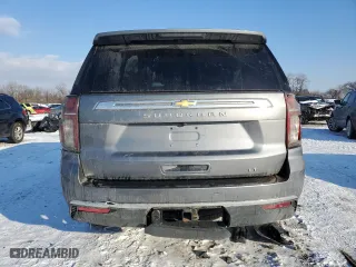 2021 Chevrolet Suburban LT with VIN 1GNSCCKD4MR260637, listed as a Copart auction lot 41653615 with 94,807 mi miles and Salvage Title. Bid and sale history available at carsss.com. Image 6.