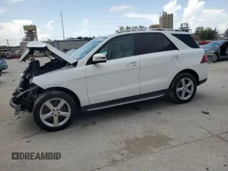 2017 Mercedes-Benz GLE 350 with VIN 4JGDA5JB0HA898208, listed as a Copart auction lot 61743115 with 104,562 mi miles and Salvage title. Bid and sale history available at DreamBid. Image 1.