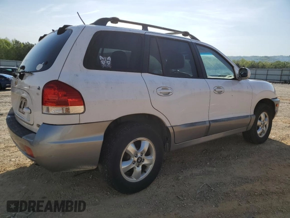 2006 Hyundai Santa Fe GLS with VIN KM8SC73D56U098592, listed as a Copart auction lot 53547375 with 189,269 mi miles and Salvage Title. Bid and sale history available at carsss.com. Image 3.