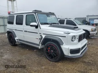 2022 Mercedes-Benz G AMG G 63 with VIN W1NYC7HJ9NX437938, listed as a Copart auction lot 46931025 with 27,101 mi miles and Salvage Title. Bid and sale history available at carsss.com. Image 4.