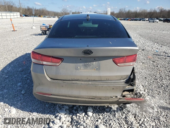 2018 Kia Optima LX with VIN 5XXGT4L39JG206128, listed as a Copart auction lot 52222425 with 155,863 mi miles and Salvage Title. Bid and sale history available at carsss.com. Image 6.
