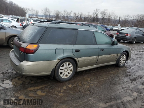 2002 Subaru Legacy Outback with VIN 4S3BH665727661980, listed as a Copart auction lot 47190155 with 168,026 mi miles and Clean title. Bid and sale history available at DreamBid. Image 3.