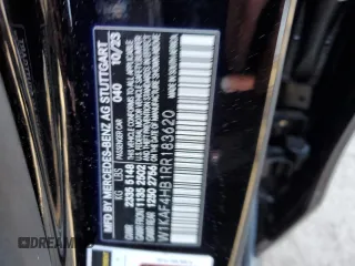 2024 Mercedes-Benz C 300 with VIN W1KAF4HB1RR183620, listed as a Copart auction lot 45744475 with 12,237 mi miles and Salvage Title. Bid and sale history available at DreamBid. Image 12.