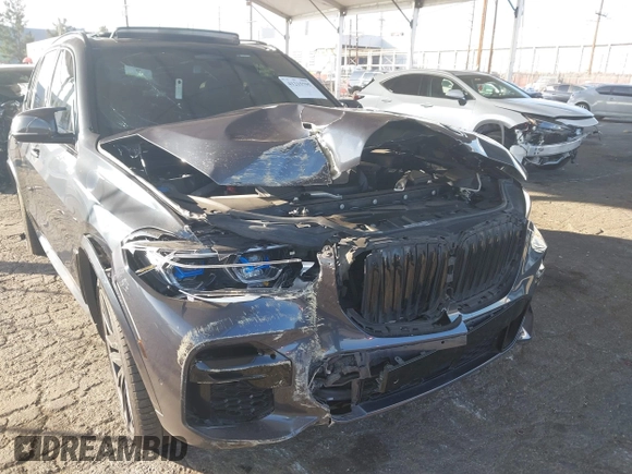 2022 BMW X5 M50i with VIN 5UXJU4C01N9J87147, listed as a IAAI auction lot 41215795 with 47,768 mi miles. Bid and sale history available at carsss.com. Image 6.