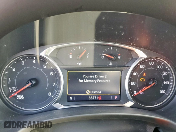 2021 GMC Terrain SLT z VIN 3GKALPEV0ML384335, wystawiony jako Copart lot #56004725 z przebiegiem 33 771 mil mil oraz Szkoda całkowita • Salvage title. Historia ofert i sprzedaży dostępna na DreamBid. Obrazek 9.