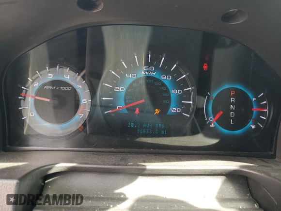 2012 Ford Fusion SEL z VIN 3FAHP0JAXCR282521, wystawiony jako Copart lot #53115505 z przebiegiem 96 833 mil mil oraz Szkoda całkowita • Salvage title. Historia ofert i sprzedaży dostępna na DreamBid. Obrazek 9.