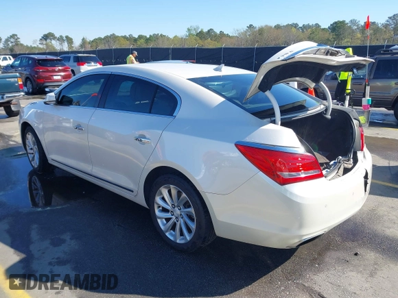 2014 Buick LaCrosse Leather with VIN 1G4GB5G30EF287958, listed as a IAAI auction lot 41883125 with 131,768 mi miles and . Bid and sale history available at DreamBid. Image 3.