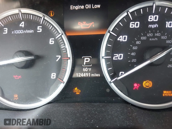 2016 Acura MDX w/Tech with VIN 5FRYD4H47GB039491, listed as a IAAI auction lot 42025711 with 124,491 mi miles. Bid and sale history available at carsss.com. Image 15.