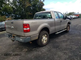 2006 Ford F-150 STX with VIN 1FTRX14W86KA81835, listed as a Copart auction lot 43659865 with 124,713 mi miles and Salvage Title. Bid and sale history available at carsss.com. Image 3.