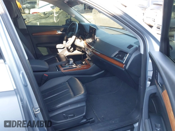 2021 Audi Q5 Premium Plus with VIN WA1BAAFY0M2013652, listed as a IAAI auction lot 41339877 with 99,523 mi miles. Bid and sale history available at carsss.com. Image 5.