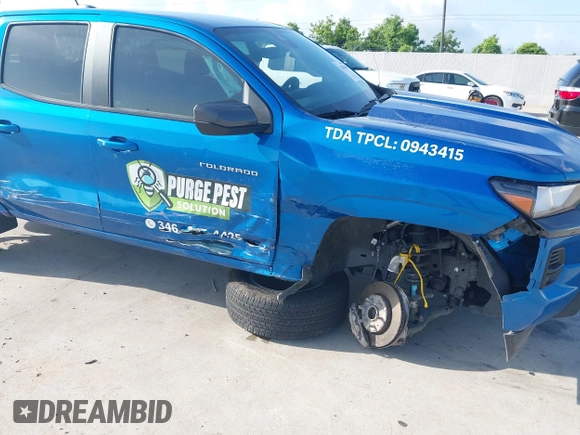 2023 Chevrolet Colorado 2WD LT with VIN 1GCPSCEK5P1242985, listed as a IAAI auction lot 42394946 with 29,872 mi miles and . Bid and sale history available at DreamBid. Image 6.