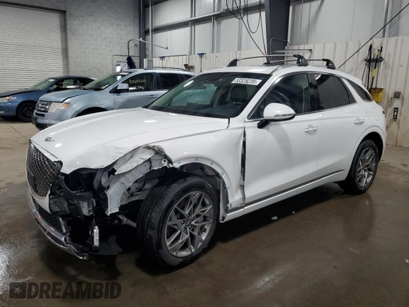 2023 Genesis GV70 2.5T с VIN KMUMADTB1PU120781, выставлен на аукционе Copart как лот 53328235 с пробегом 44 979 миль миль и Списание • Salvage title. История ставок и продаж доступна на DreamBid. Изображение 1.