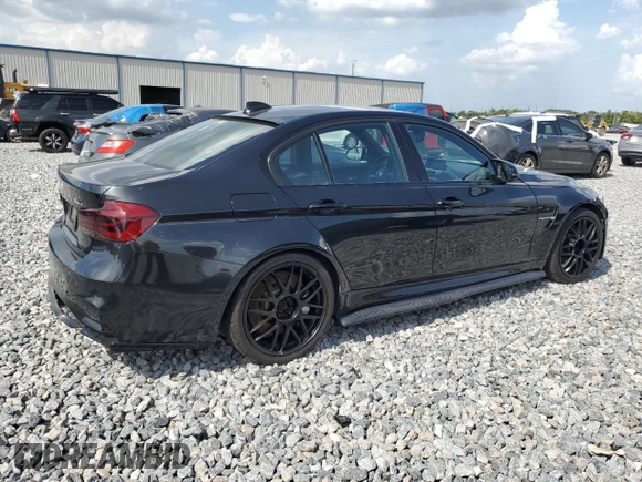 2016 BMW M3 with VIN WBS8M9C50G5D31446, listed as a Copart auction lot 61008545 with 93,040 mi miles and Salvage title. Bid and sale history available at DreamBid. Image 3.