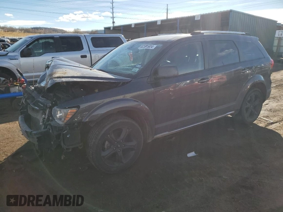 2019 Dodge Journey Crossroad with VIN 3C4PDCGB3KT867653, listed as a Copart auction lot 82591924 with 123,438 mi miles and Salvage Title. Bid and sale history available at DreamBid. Image 1.