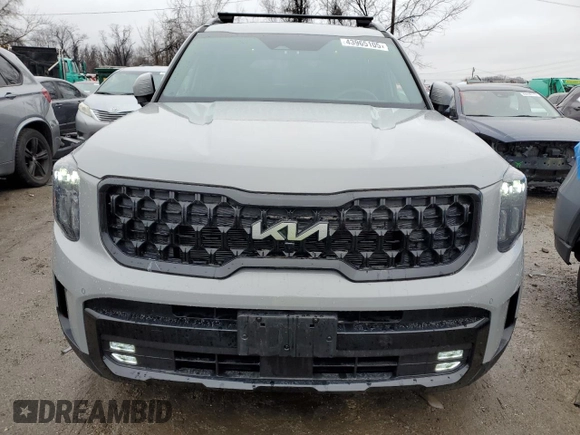 2024 Kia Telluride SX X-Line with VIN 5XYP5DGC6RG514451, listed as a Copart auction lot 43965105 with 16,145 mi miles and Salvage Title. Bid and sale history available at carsss.com. Image 5.