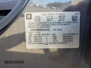 2014 Chevrolet Silverado 1500 LT with VIN 1GCRCREH0EZ415162, listed as a Copart auction lot 53954945 with 232,391 mi miles and Salvage Title. Bid and sale history available at DreamBid. Image 12.