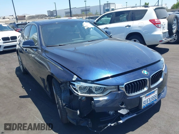 2017 BMW 3 Series 330i with VIN WBA8B9G37HNU54209, listed as a IAAI auction lot 42714703 with 55,024 mi miles and . Bid and sale history available at DreamBid. Image 1.