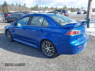 2017 Mitsubishi Lancer ES with VIN JA32V2FW1HU001811, listed as a IAAI auction lot 41378932 with 130,316 mi miles. Bid and sale history available at carsss.com. Image 3.
