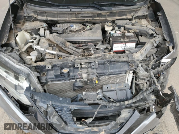 2017 Nissan Rogue SV with VIN 5N1AT2MT2HC871757, listed as a Copart auction lot 50798155 with 103,458 mi miles and Salvage Title. Bid and sale history available at carsss.com. Image 12.