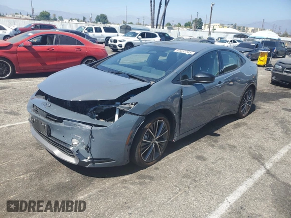 2024 Toyota Prius LE with VIN JTDACAAU2R3017834, listed as a Copart auction lot 64457785 with 22,465 mi miles and Salvage title. Bid and sale history available at DreamBid. Image 1.